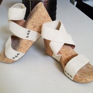 Lucky Brand Cork Wedge